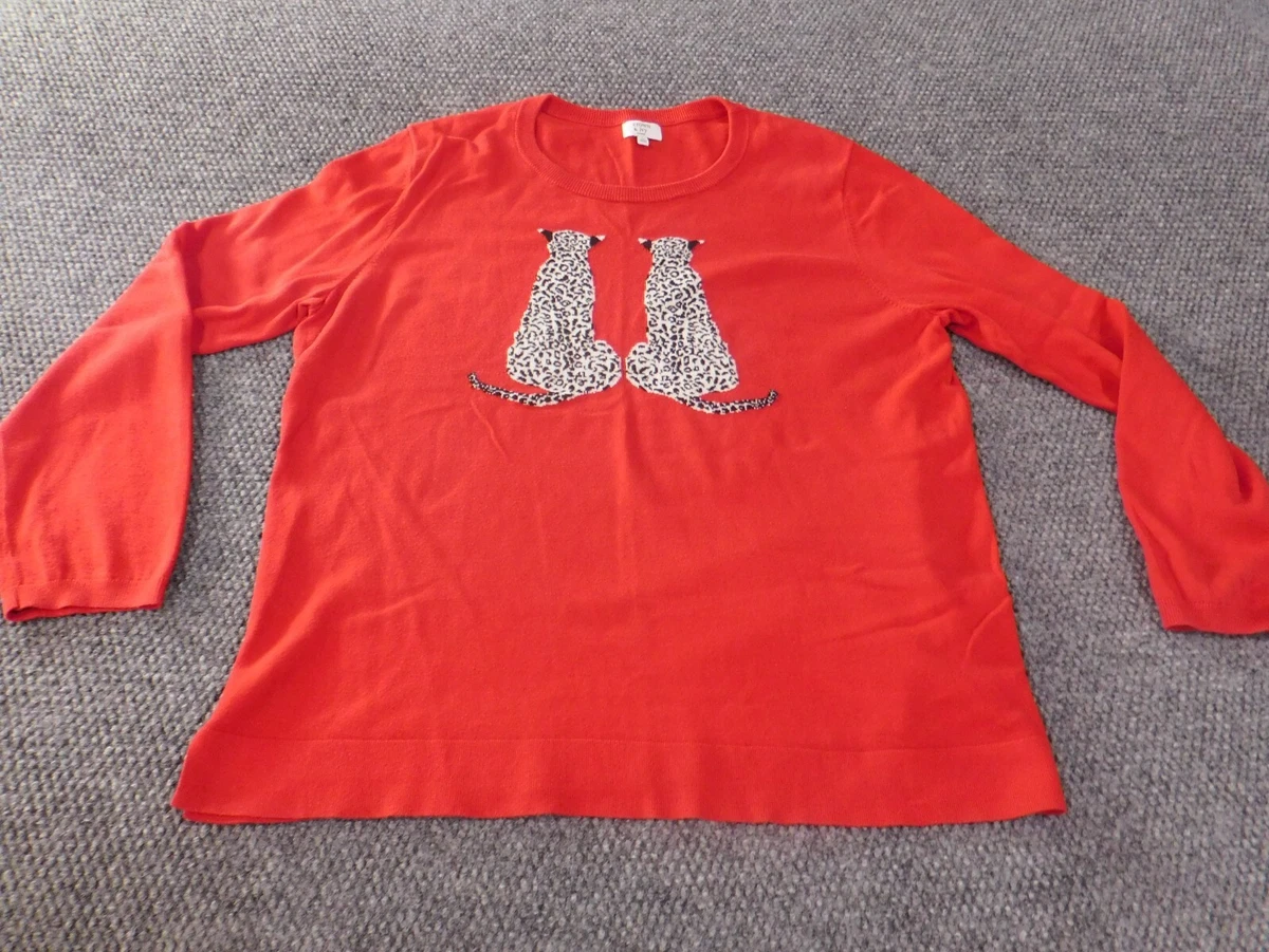 Pull Femme En Coton 100% - Crown & Ivy - Vert Fluo - Taille M - Col Ras Du Cou