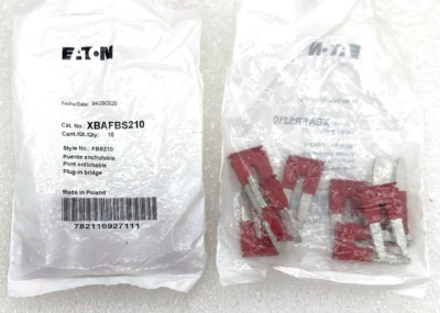 *New in Bag of 10* Eaton XBAFBS210 2 Positions Plug-in Bridge Style: FBS210