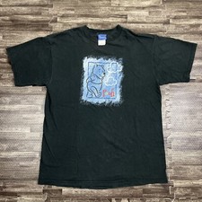 Vintage Winnie The Pooh Graphic T Shirt Black XL 100 Acre Woods VTG Disney