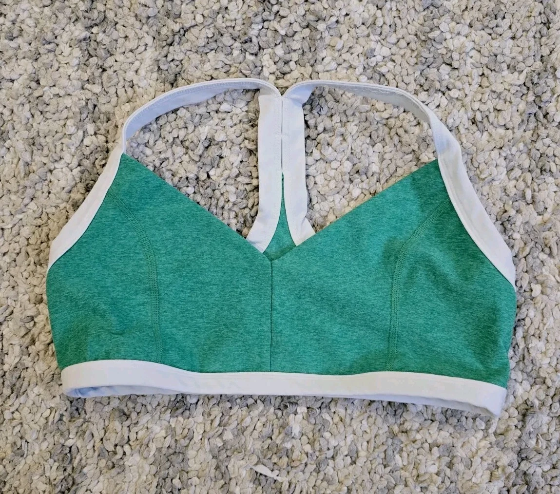 beyond-yoga spacedye outlines brain grass heather athletic tank-bra