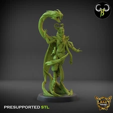 Desert Whisperer | Elf | 3D Printed Miniature | Clay Beast Creation |