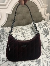 Nwt Coach Teri Hobo Bag In Organic Cotton With Quilting Ccw69