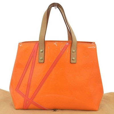 LOUIS VUITTON Robert Wilson Fluo Vernis Reade PM Orange Tote Bag M91905 France