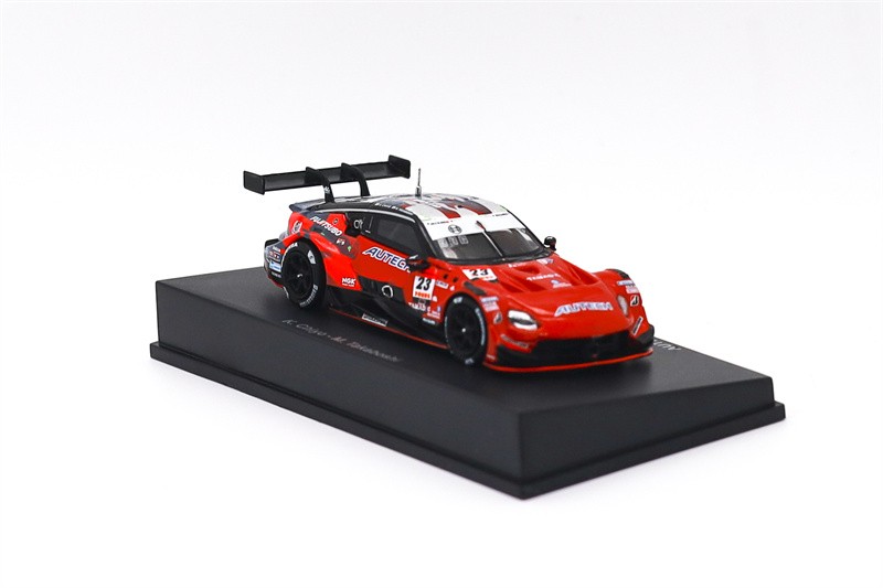 Spark 1:64 AUTECH Z No.23 GT500 SUPER GT 2025 Red Diecast Model