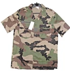 Camouflage Short-Sleeve Shirt Overseas French Army Size 45-46 (XXL) New