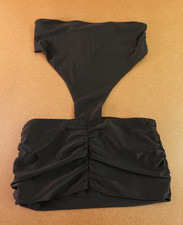 Fashion Nova Womens Size Large Black Veda Double Lined Cut Out Mini Dress NWT