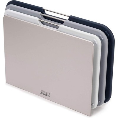 Joseph Joseph Nest Regular 3-tlg Schneidebretter-Set Grau Küchenbretter Ständer