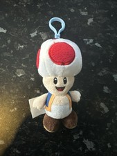 Mario Cart Toad Soft Plushie Key Chain Official Nintendo