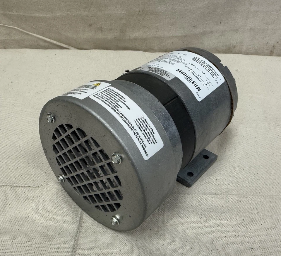 DAYTON 1LPN3 AC Gearmotor 115V 13 RPM 113 in-lb Torque Parallel Single Output - Image 2 of 3