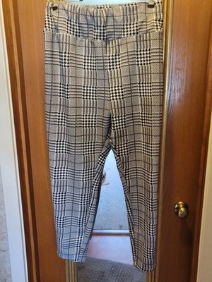 SHEIN FIT Brown And White Harringbone Jegging