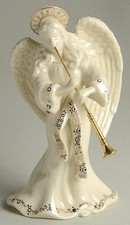 Lenox China Jewels Nativity Angel With Trumpe...