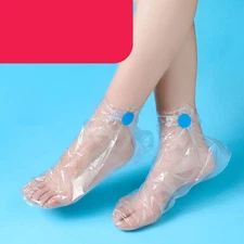 Plastic Hand Foot Sleeves Disposable Spa Foot Covers Liners