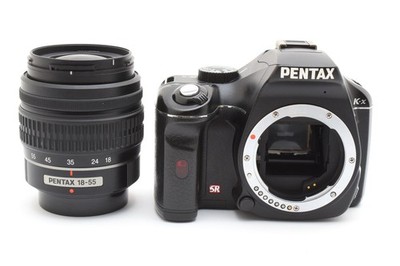 PENTAX K-x 12.4MP Digital Camera Black Body w/18-55mm Lens Set PENTAX K-x 12.4MP Digital Camera Black Body w/18-55mm Lens Set