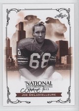 2013 Leaf National Convention Joe DeLamielleure #N-JDL HOF 2u6