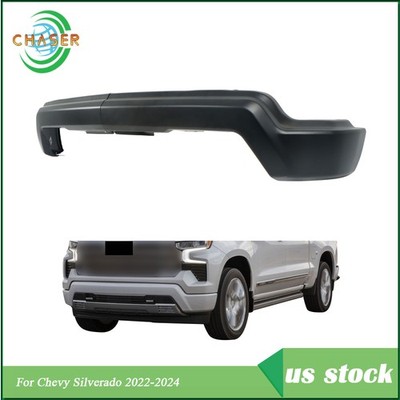 For Chevy Silverado 2022-2024 85103442 Front Bumper Face Bar Split Black Steel