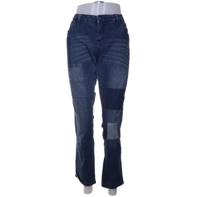 Janina Denim, Jeans, Größe: 44, Blau, Baumwolle/Elasthan, Einfarbig, Denim #l5Q