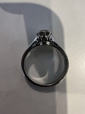 Platinum Single Stone Diamond Ring 0.8carats. In 8 Claw Setting.