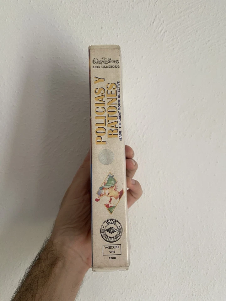 Basil, The Great Mouse Detective VHS Tape (Spanish) Videovisa - Latin Version - Image 3 of 4