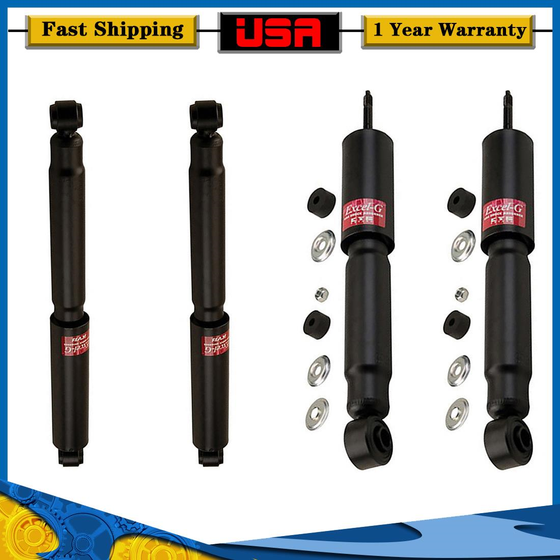 KYB 4 SHOCKS for 4x4 TOYOTA T100 4WD 93 94 95 96 97 98 - 344202 343403