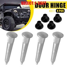 For Jeep Wrangler 2007-18 4 Door Hinge Pin Re Kits Includes Nuts Bolts US 4-12X