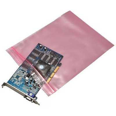 Reclosable Bag, Zip Seal, 12 In L, 9 In W, 4 Mil Thick, Low Density