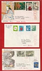 JAPAN - 3   FDCs WITH INSERTS - SEE SCAN