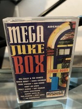 RARE CASSETTE K7 AUDIO TAPE MC - MEGA JUKE BOX 1 - ROCK BLUES JAZZ FUNK 🎸🎸🎸