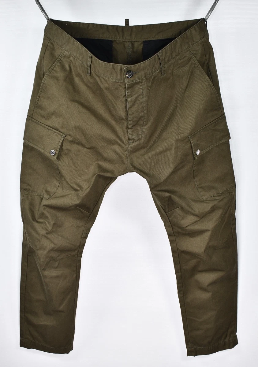 Dsquared2 Green Regular Size Pants for Men for sale | eBay