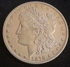 1879-O Morgan Silver Dollar - 90% US Coin Tested. 1879 O $1