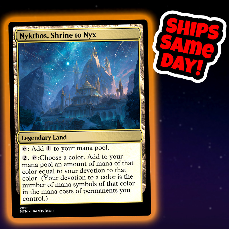 Nykthos Shrine To Nyx - Custom Art Magic: The Gathering Playtest Card