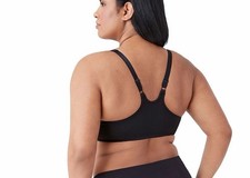 Wacoal Body by Wacoal Front Close Racerback Underwire Bra 65124 BLACK 38DD NEW