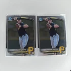 Bowman Chrome Konnor Griffin Pittsburgh Pirates 2024 Baseball Card Lot of 2