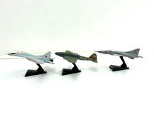 Del Prado Soviet Union Military Aircraft Diecast Models X3 With Stands VTG 2000