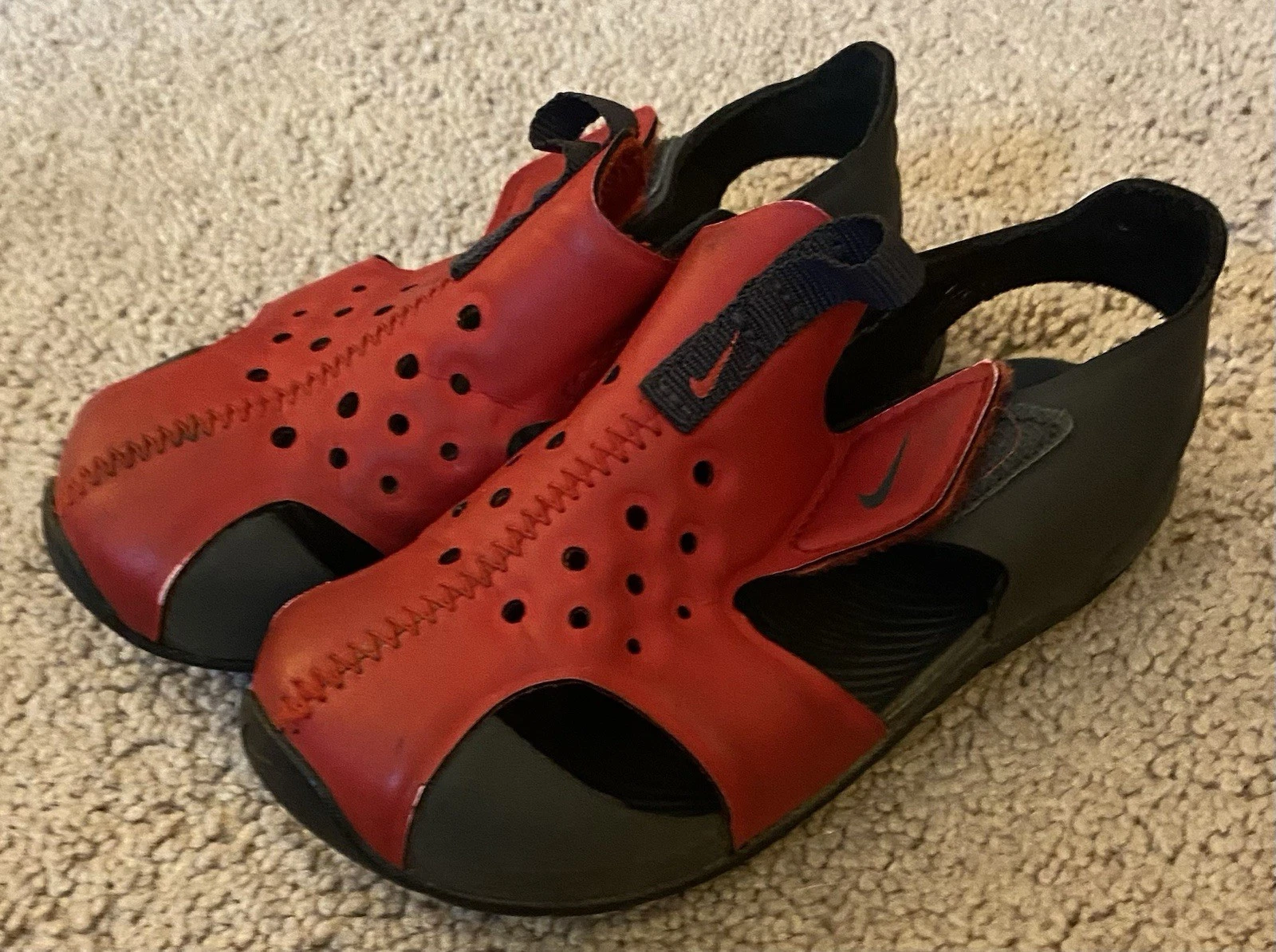 Nike Sunray Protect 2 Sandalo 943826 Easy On Off Scarpa Giovanile Taglia 10