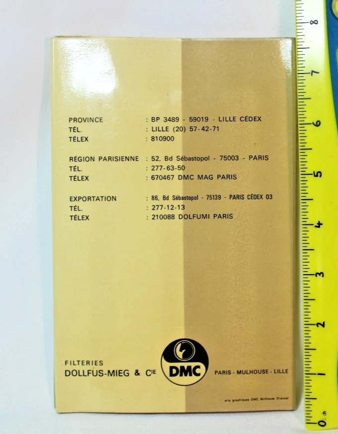 VTG Embroidery DMC Thread for Matte Embroidery Color Chart Catalog 2th Ed. - Image 4 of 4