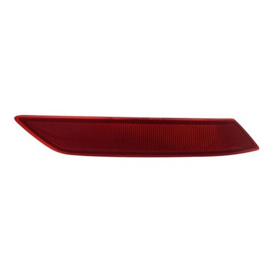 For Mazda CX-9 2016-2023 Reflector Rear, Passenger Side Snap-In PMA Plastic Lens