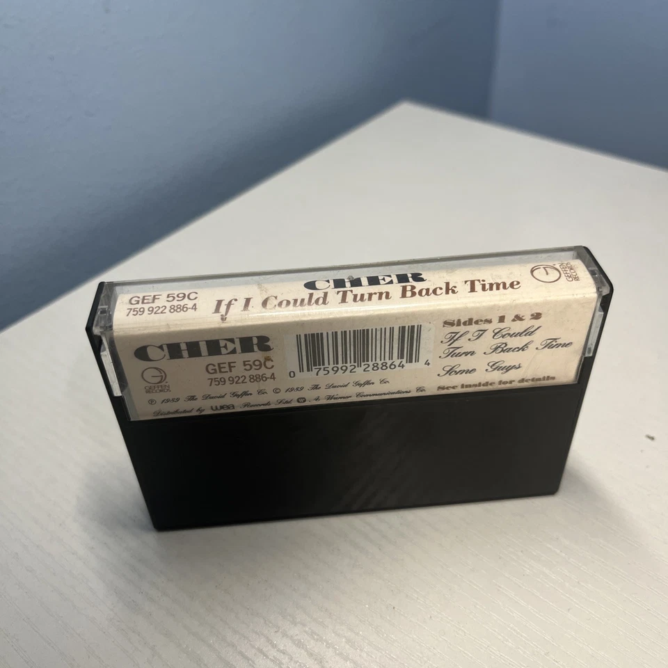 Cher - If I Could Turn Back Time (Cassette Single, 1989) Pop Foto 3 de 3