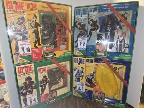 Gijoe 2004 40th Anniversary Timelees Collection Set Of 4 NIB #1, #2, #3 & #4 Set
