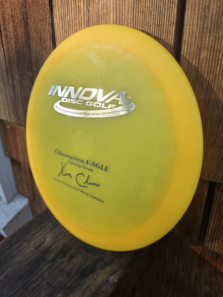 NEW Innova Champion Eagle-L RARE 11x “Eleven Time” KC PFN Pat # Disc Golf 164g - Image 2 of 4