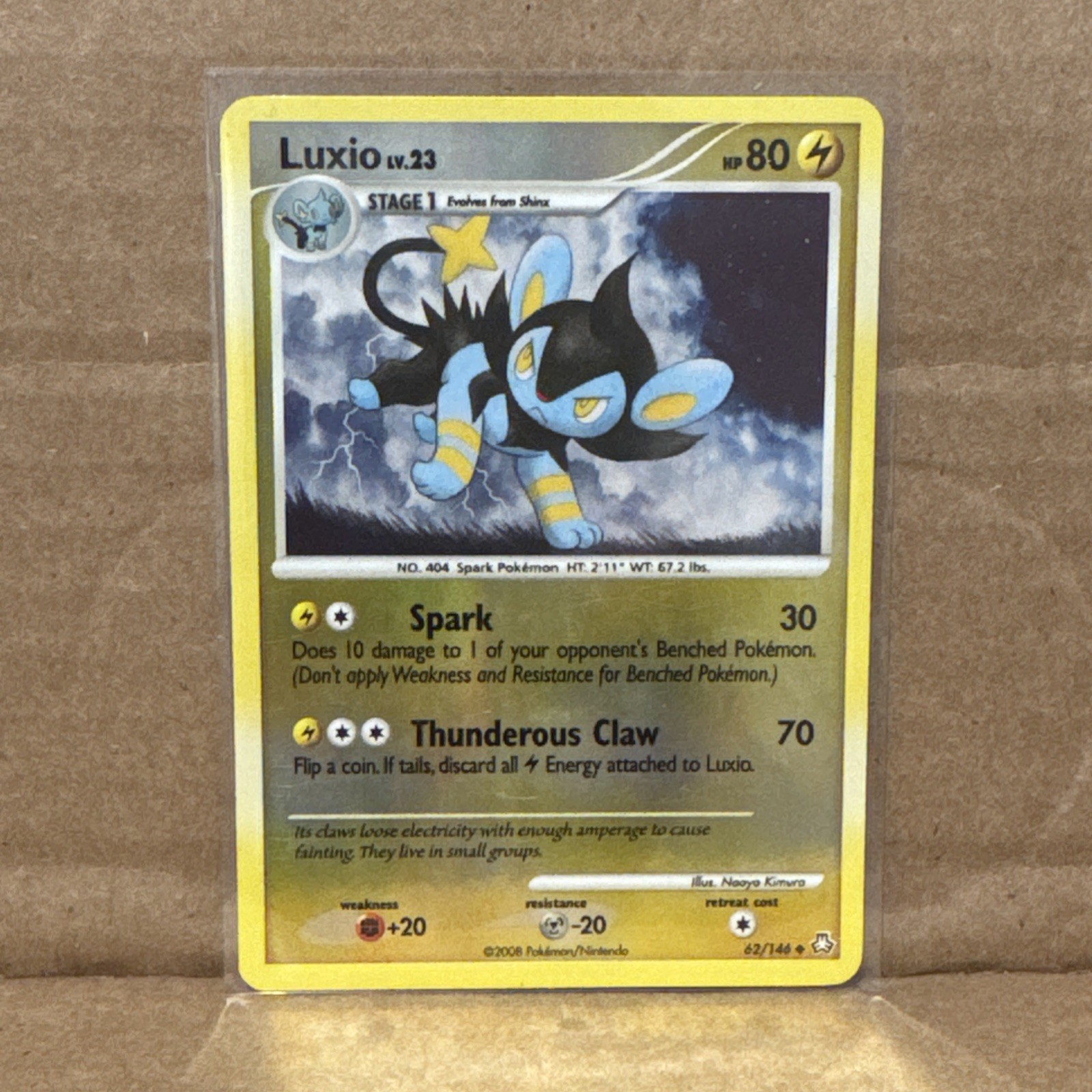 Luxio 62/146 Uncommon Legends Awakened Reverse Holo Pokémon Card