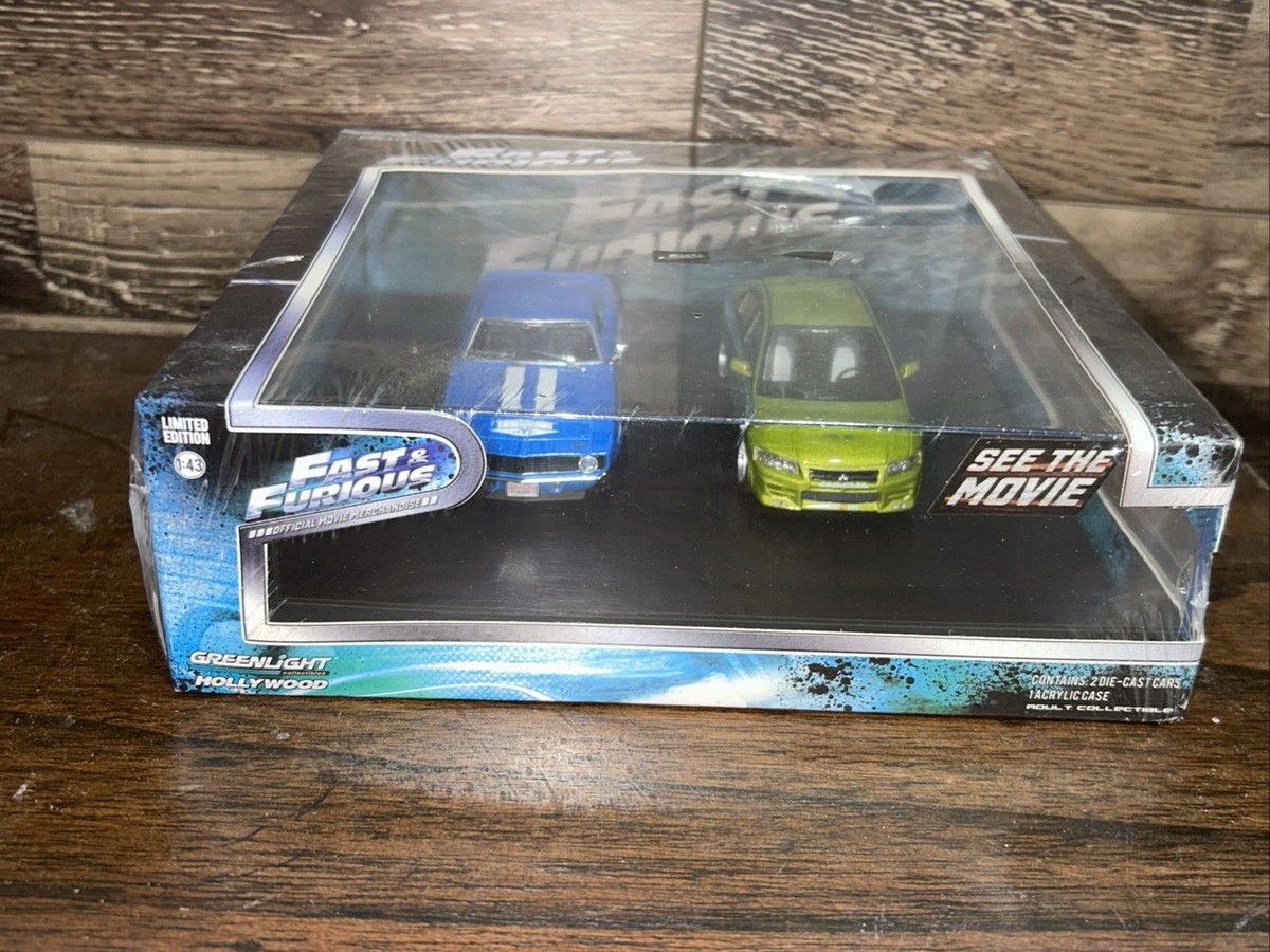 ミニカー GREENLIGHT Fast & Furious Camaro&Lancer 1:43 Greenlight Fast & Furious Set Chevrolet Yenko Camaro +