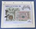 Guernsey Navigation & Discovery Millennium Coin & Banknote Cover. Info Card.
