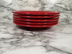 New ListingSet of 5  Fiesta 7" Red Round Salad Plates