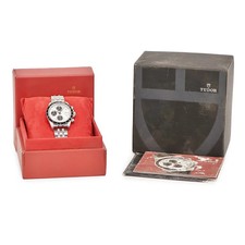 TUDOR WATCH CHRONOTIME PRINCE DATE TIGER 79260 H-SERIAL SILVER AUTOMATIC MEN'S 7