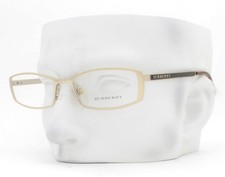 Burberry Eyeglasses Glasses B 1238 1145 Shiny Pale Gold Metal 52mm No Case