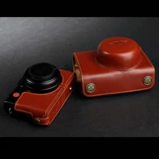 Handmade Genuine Leather Camera Cover Half Case Bag For Leica D-LUX6