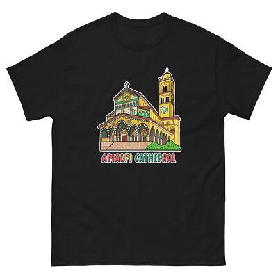 Amalfi Cathedral Attraction Landmark Travel T-Shirt