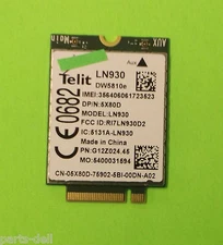 Dell Telit 4G LTE WWAN LN930 DW5810e Mobile Broadband Wireless Card (A02) 5X80D