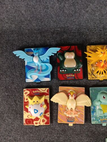 Pokemon 3D Power Action Cards 2000 Film BK Meal Toys lotto di 11 e porta carte - Foto 2 di 15