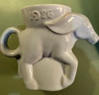 Vintage Frankoma 1986 Political Democrat Mug Donkey
